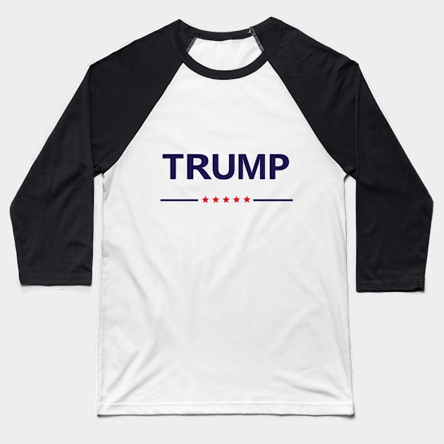 Donald Trump Baseball T-Shirt by printedtruth